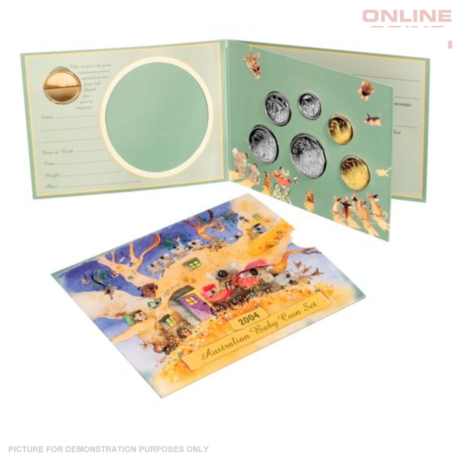 2004 Royal Australian Mint Uncirculated Baby Coin Set - Bush Koala